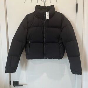 Mega Short Black Puffer Jacket